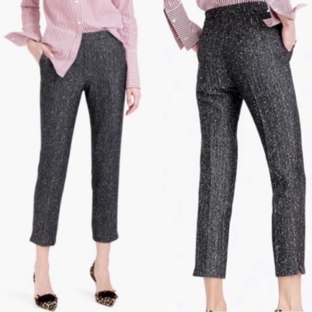 Sequin and Wool Tweed Martie Pants